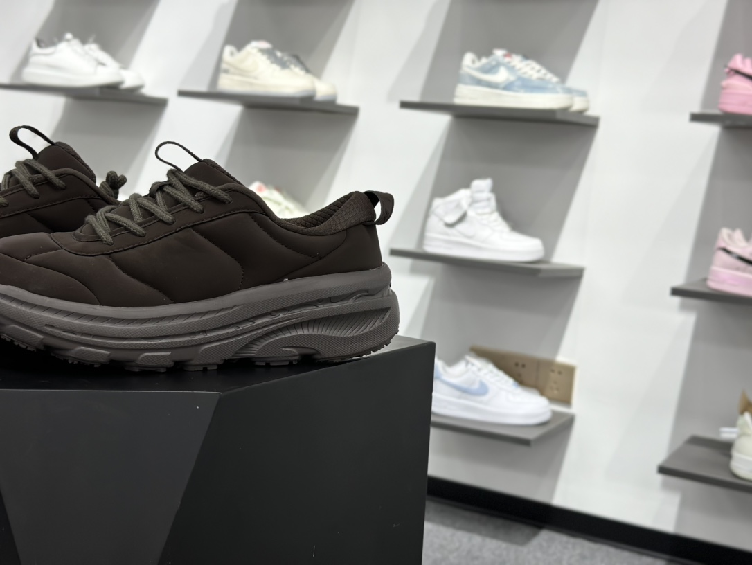 220 HOKA BONDI B3LS MARNI 复古舒适防滑耐磨 低帮 山地户外跑步鞋 1170631/BRKN