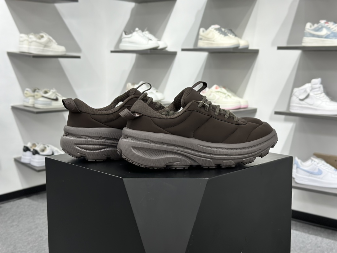 220 HOKA BONDI B3LS MARNI 复古舒适防滑耐磨 低帮 山地户外跑步鞋 1170631/BRKN