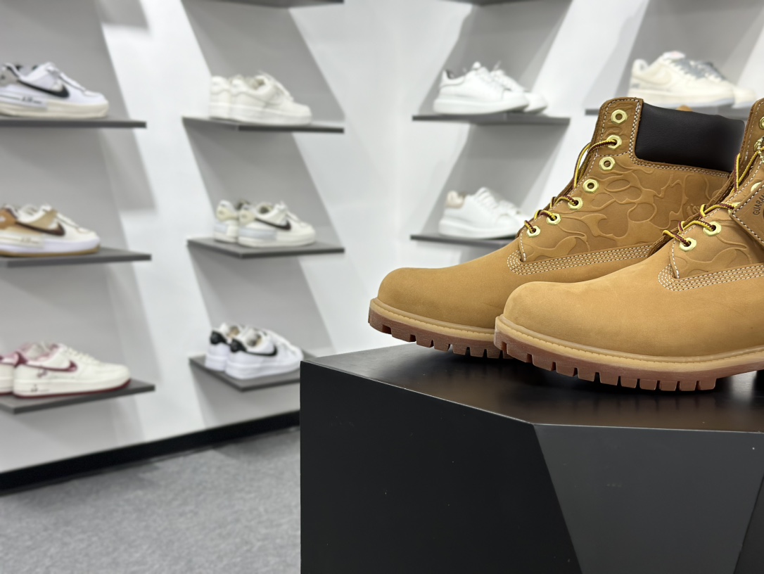 380 Timberland x Bape x Undefeated 添柏岚/天伯伦 猿人头 TB0A1R7Y231