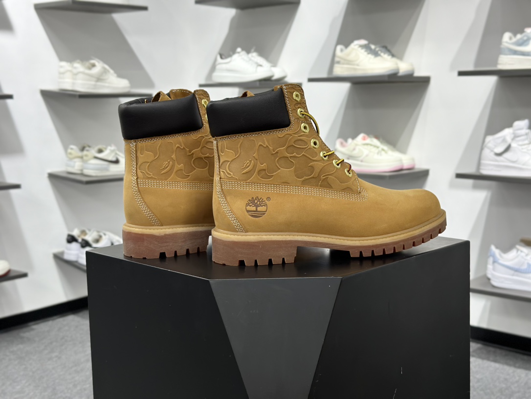 380 Timberland x Bape x Undefeated 添柏岚/天伯伦 猿人头 TB0A1R7Y231