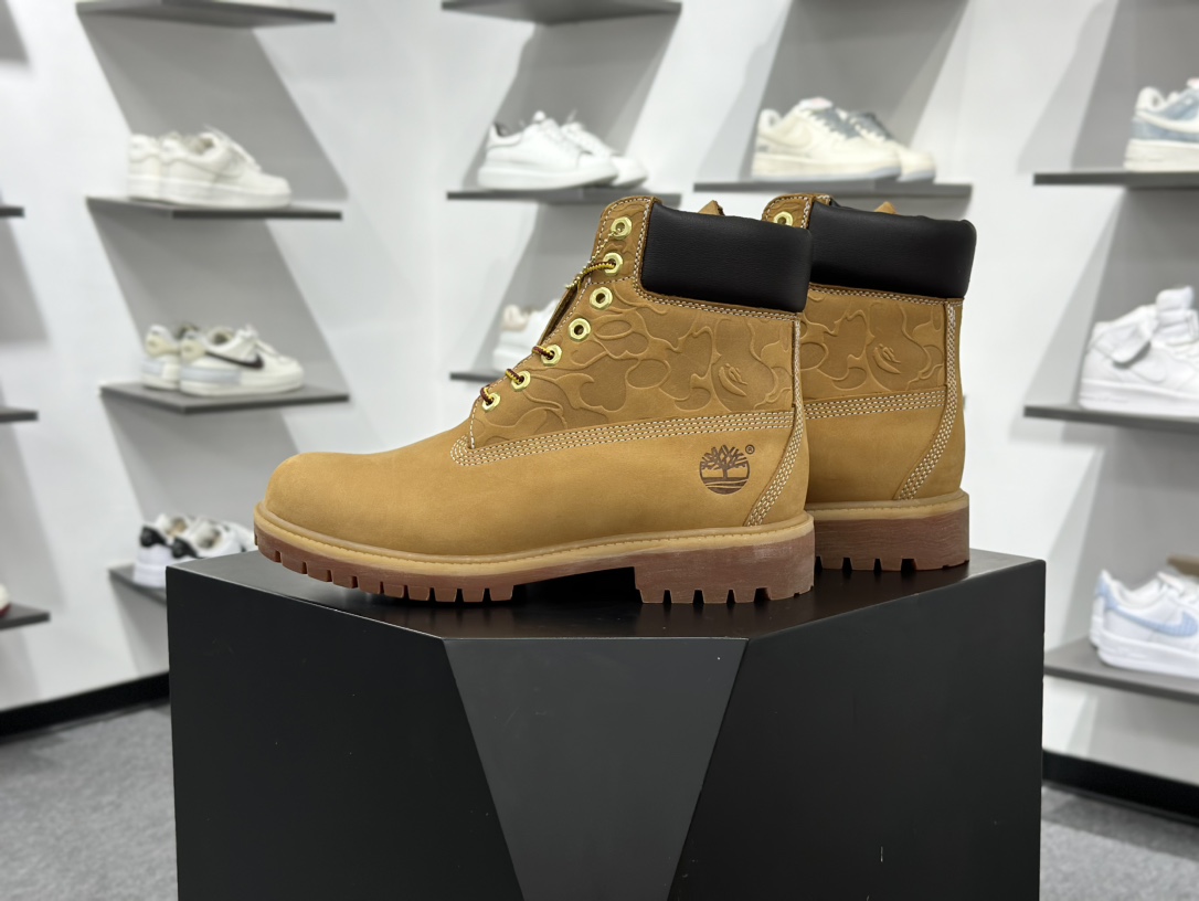 380 Timberland x Bape x Undefeated 添柏岚/天伯伦 猿人头 TB0A1R7Y231