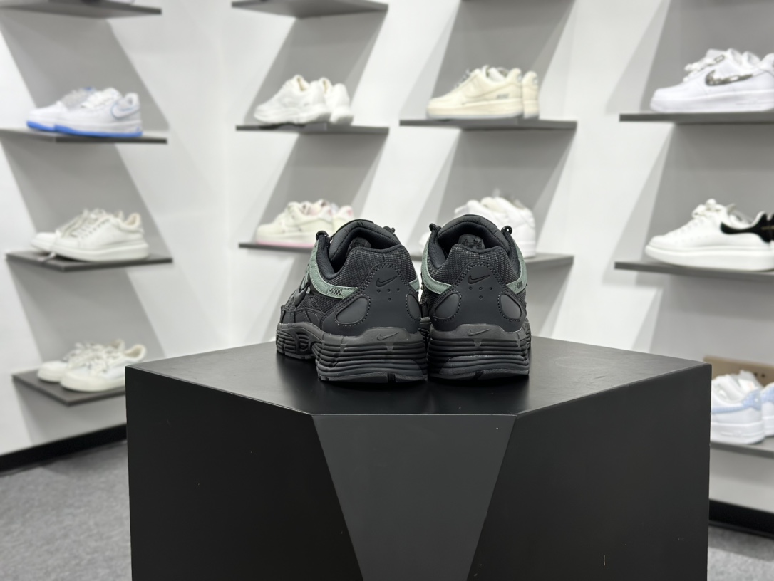 NK P-6000 复古老爹休闲运动鞋 黑灰绿 IM5997-060