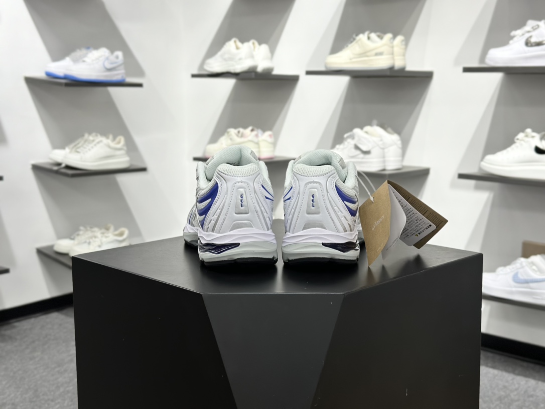 200 亚瑟士/ASICS Gel-Sekiran”White Lapis Lazuli Blue”凝胶赤炼系列低帮轻量健身户外缓震休闲运动跑步鞋“白银渐变宝蓝”1203A711-100
