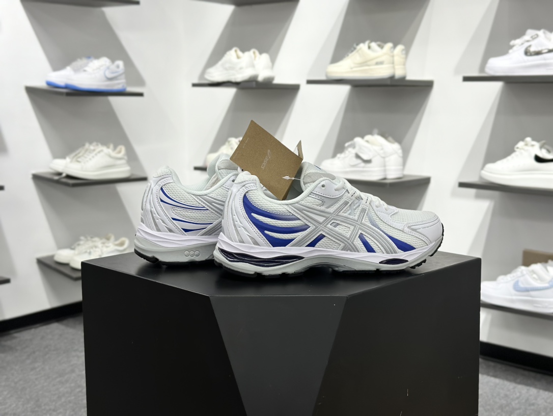 200 亚瑟士/ASICS Gel-Sekiran”White Lapis Lazuli Blue”凝胶赤炼系列低帮轻量健身户外缓震休闲运动跑步鞋“白银渐变宝蓝”1203A711-100
