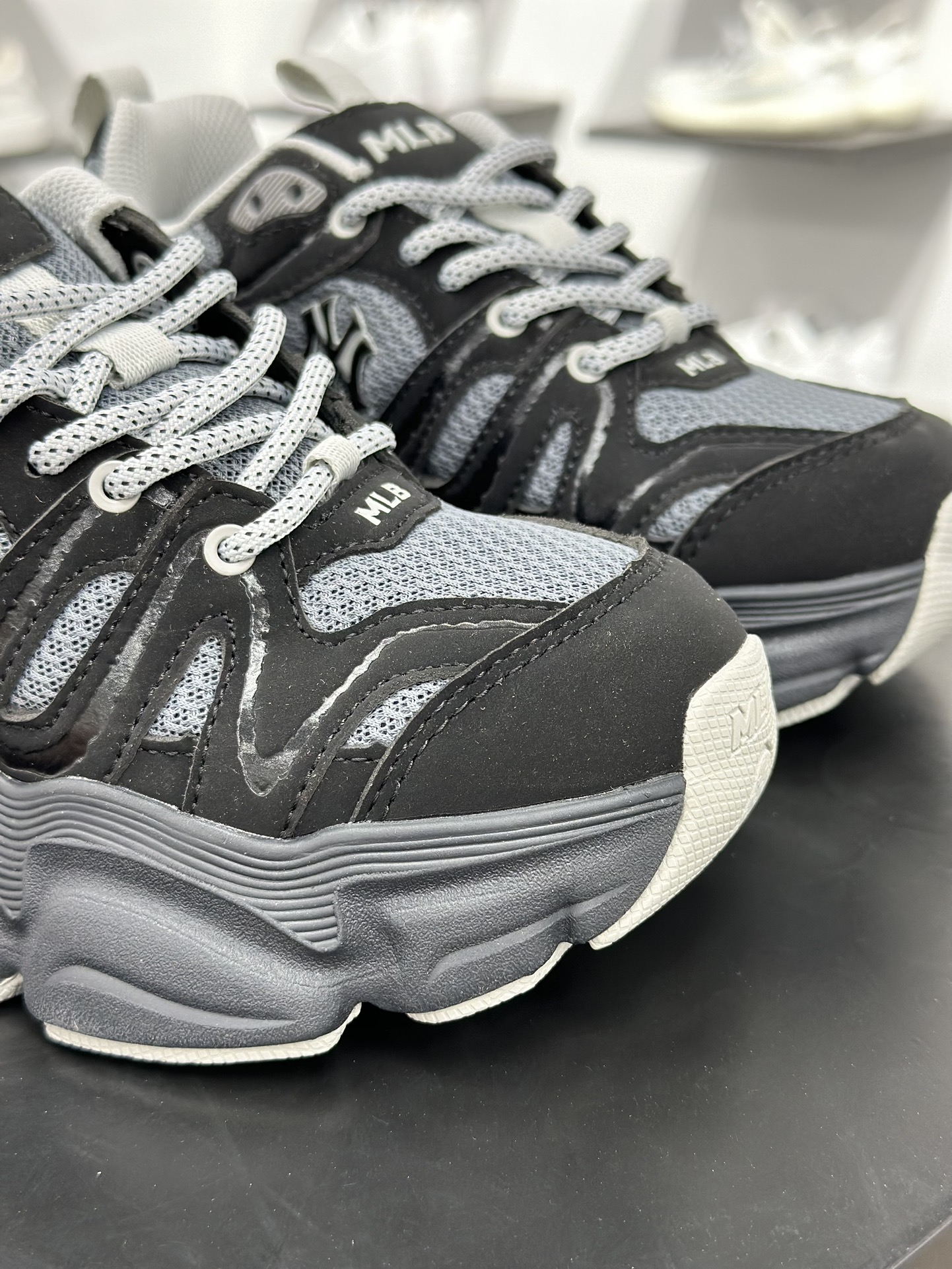 200 MLB Champ Chunky Vintage NB 纽约洋基队 增高厚底休闲跑鞋鞋