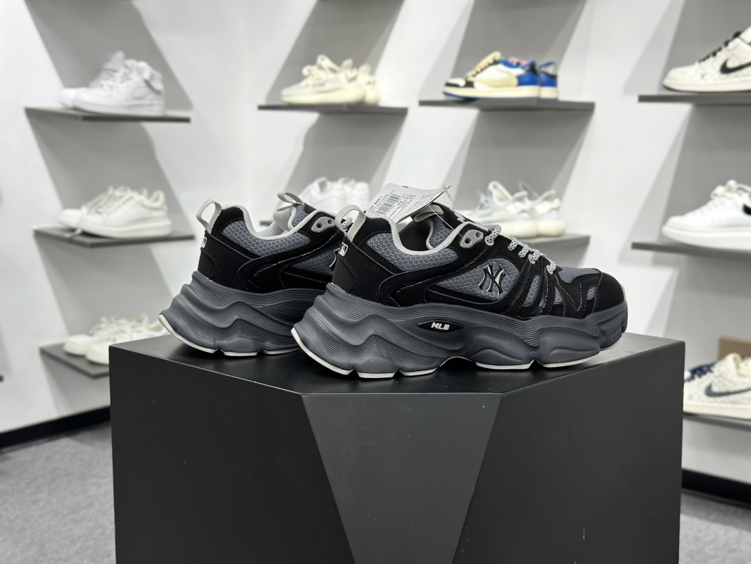 200 MLB Champ Chunky Vintage NB 纽约洋基队 增高厚底休闲跑鞋鞋