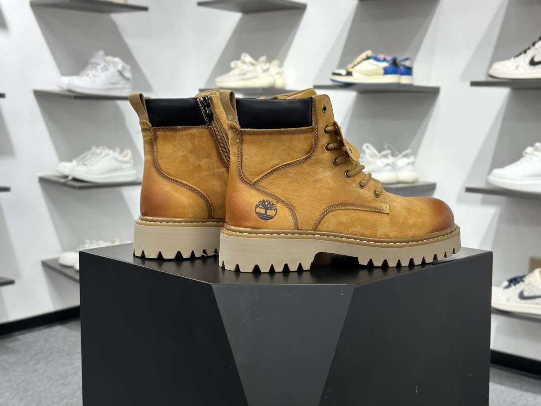 280 Timberland添柏岚/天伯伦 2025秋冬新品（毛绒内里 保暖锁热） 秋冬必备户外休闲大黄靴系列 TB10053