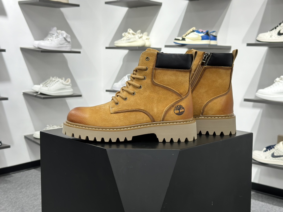 280 Timberland添柏岚/天伯伦 2025秋冬新品（毛绒内里 保暖锁热） 秋冬必备户外休闲大黄靴系列 TB10053