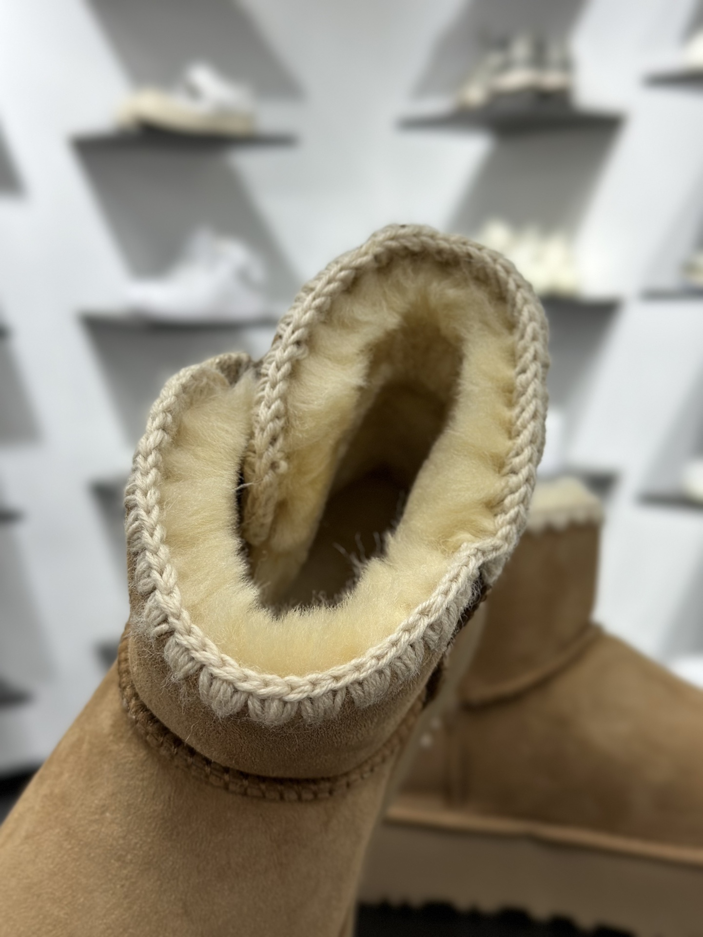 280 UGG Braided Wood新款厚底侧边编织扣雪地靴 1150817