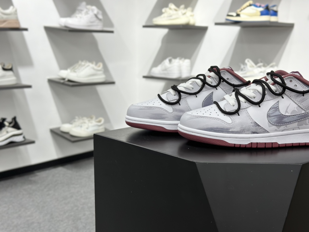 Nike SB Dunk Low 绑带 周年高端定制 低帮休闲板鞋 DV0833-112