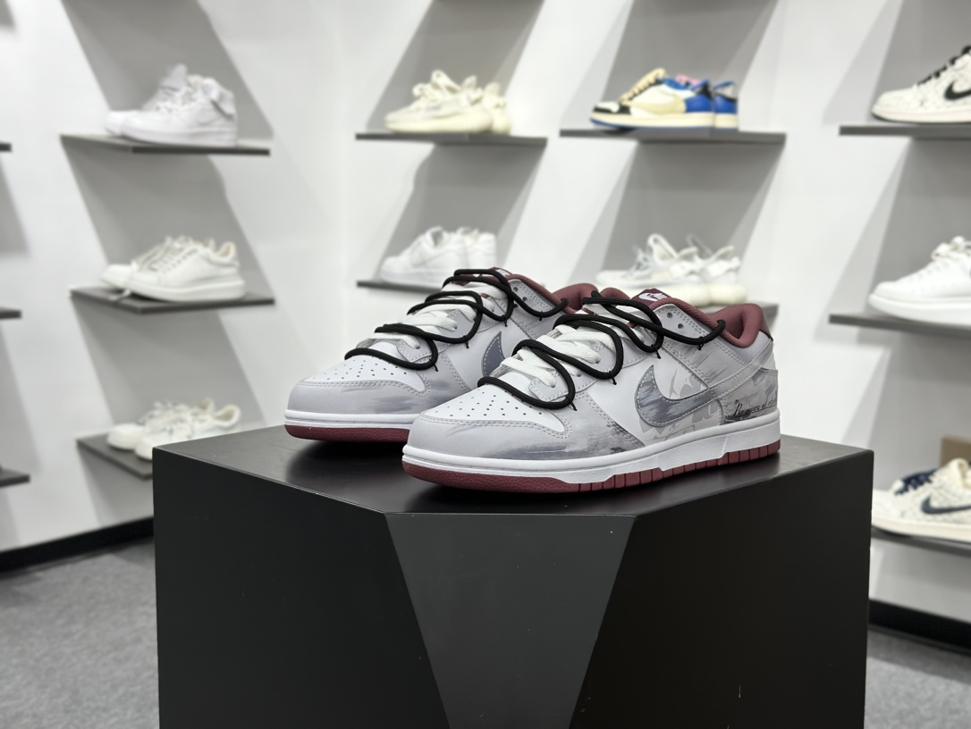 Nike SB Dunk Low 绑带 周年高端定制 低帮休闲板鞋 DV0833-112