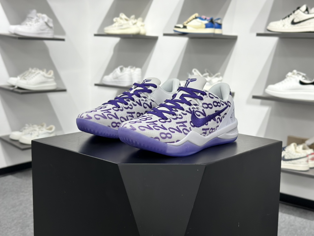 Nike Zoom Kobe VIII 8 耐克 科比8代系列 低帮复刻实战运动低帮文化篮球鞋 FQ3549-100 Nike Zoom Kobe VIII 8 耐克 科比8代系列 低帮复刻实战运动低帮文化篮球鞋 FQ3549-100