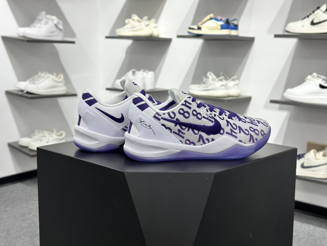Nike Zoom Kobe VIII 8 耐克 科比8代系列 低帮复刻实战运动低帮文化篮球鞋 FQ3549-100 Nike Zoom Kobe VIII 8 耐克 科比8代系列 低帮复刻实战运动低帮文化篮球鞋 FQ3549-100