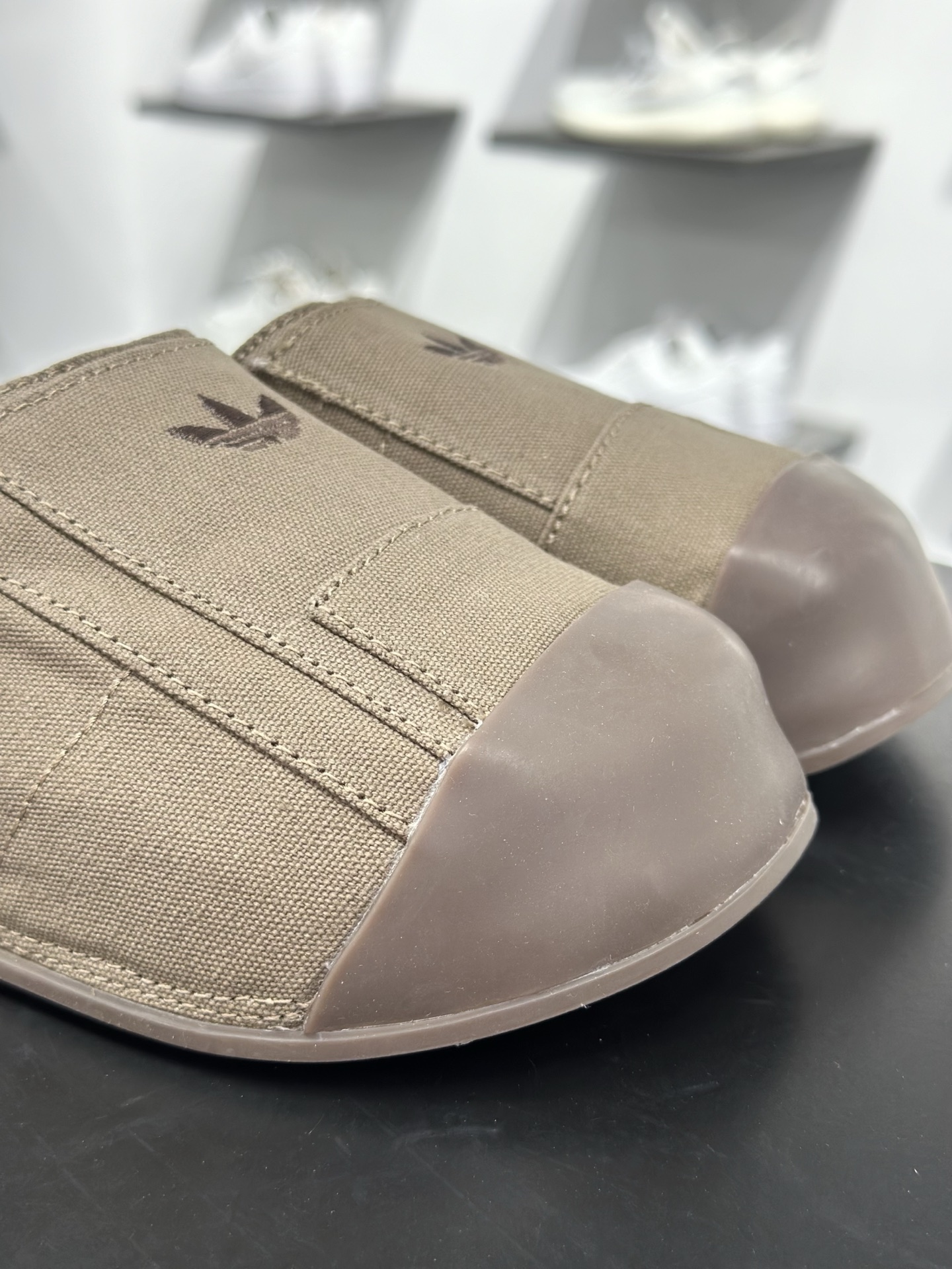adidas originals Adimule SLIDES 百搭舒适 橡胶底 防磨包头拖鞋