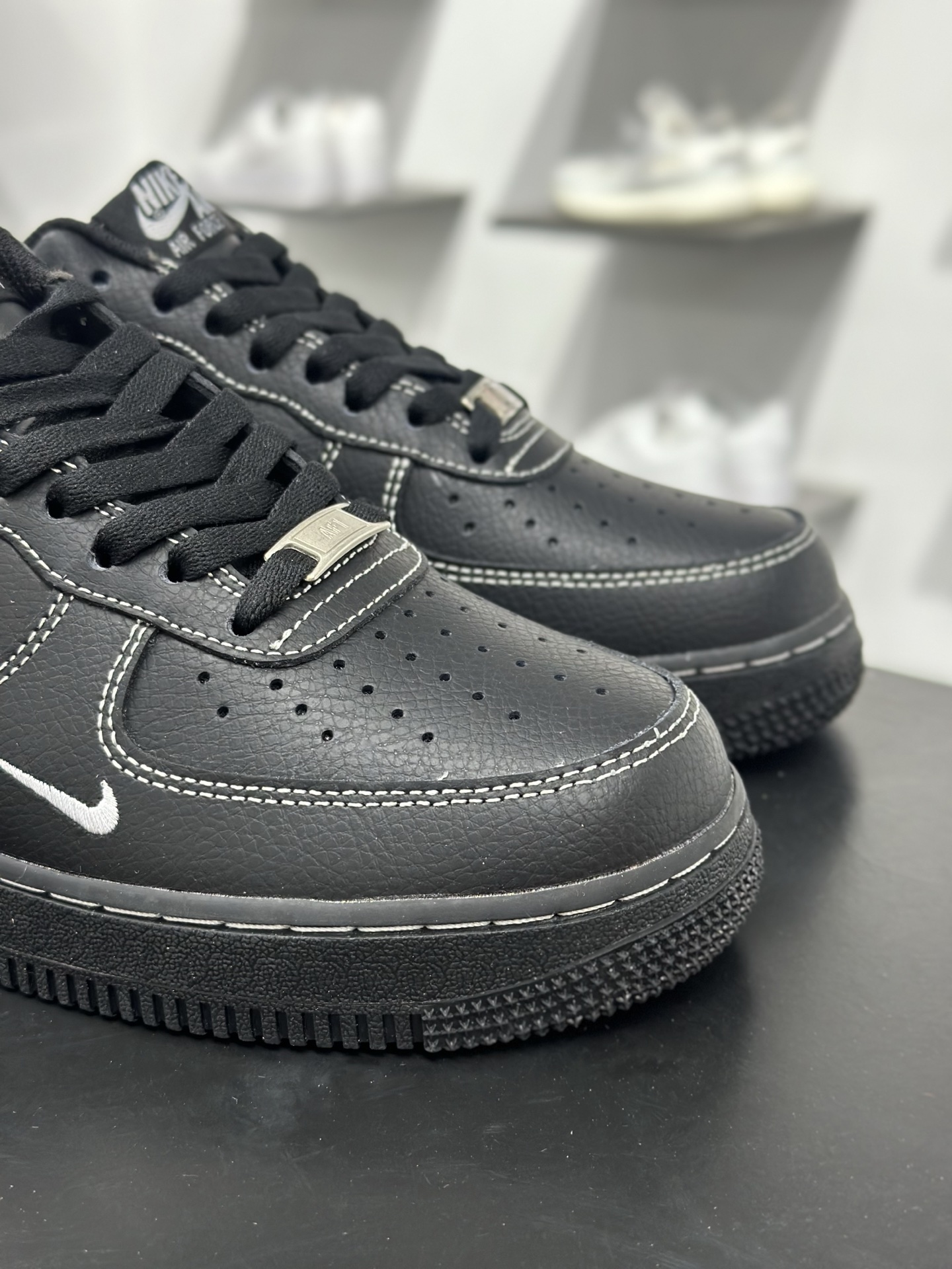 Nike Air Force 1 Low 黑银 ZH0316-154