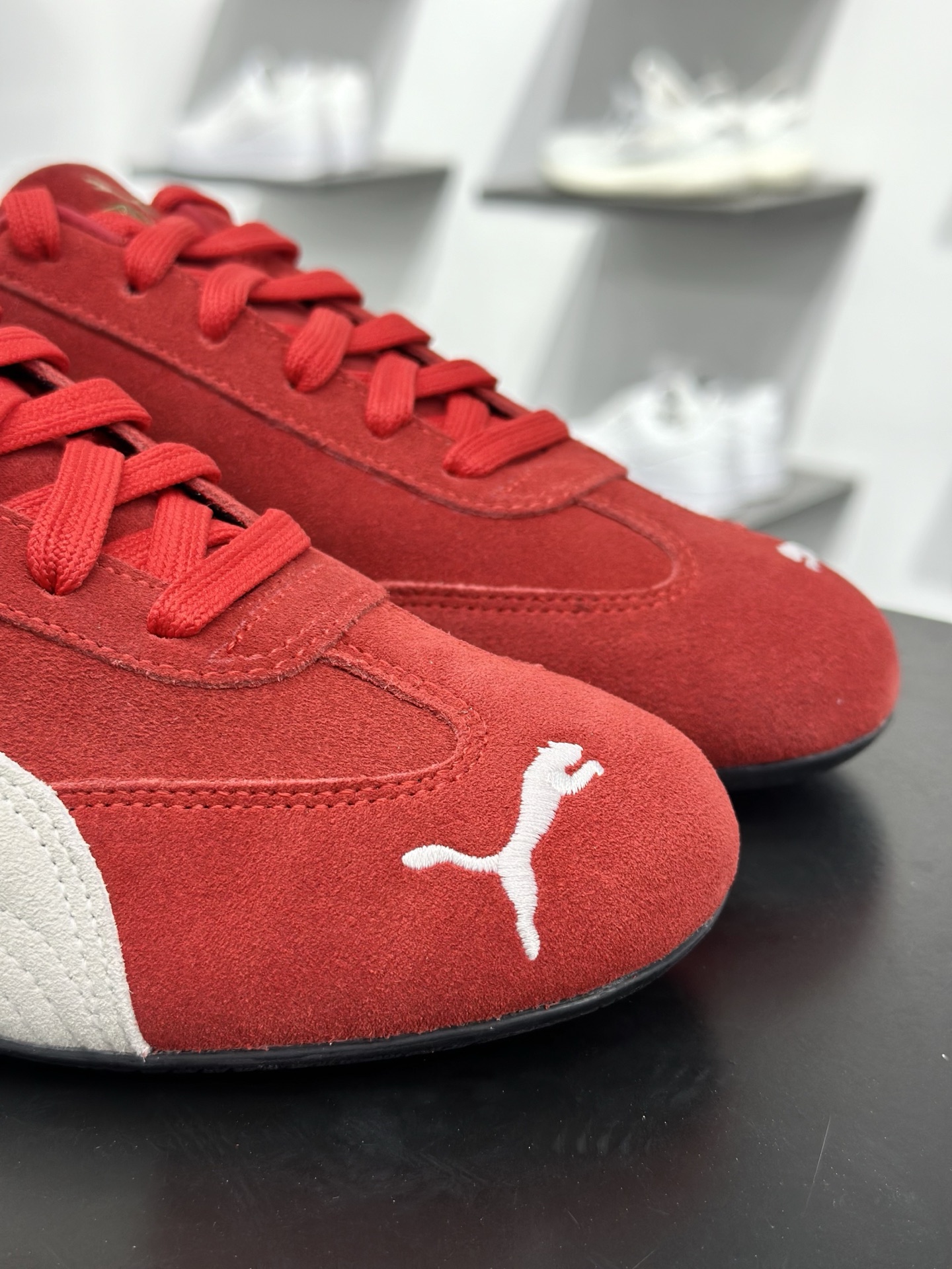 Sparco x Puma Speedcat OG+”Blue White”极速赛车系列低帮德训风拼接复古百搭休闲运动赛车鞋 398846-02