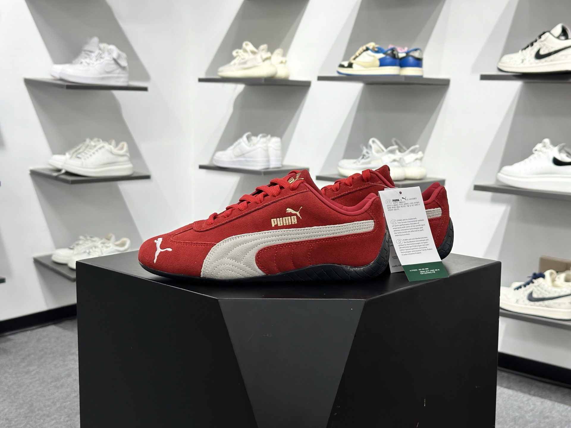 Sparco x Puma Speedcat OG+”Blue White”极速赛车系列低帮德训风拼接复古百搭休闲运动赛车鞋 398846-02