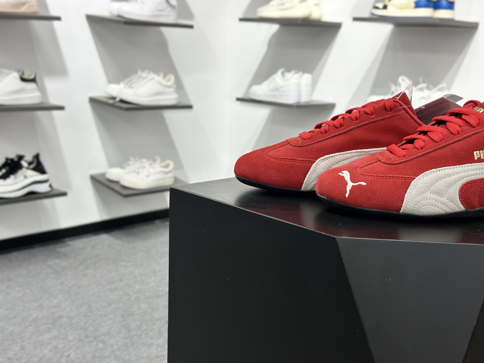 Sparco x Puma Speedcat OG+”Blue White”极速赛车系列低帮德训风拼接复古百搭休闲运动赛车鞋 398846-02