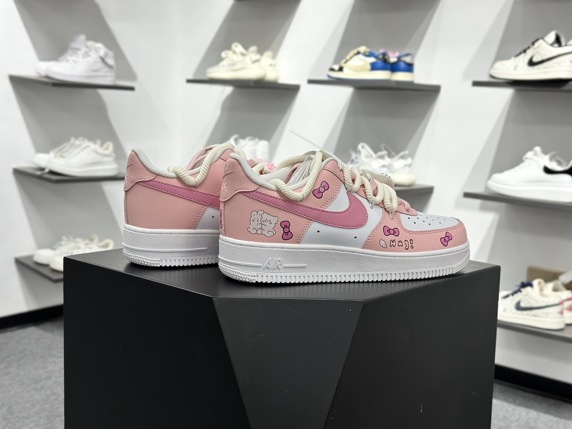 Nike Air Force 1 Low 07 粉白凯蒂猫 YY2024-762