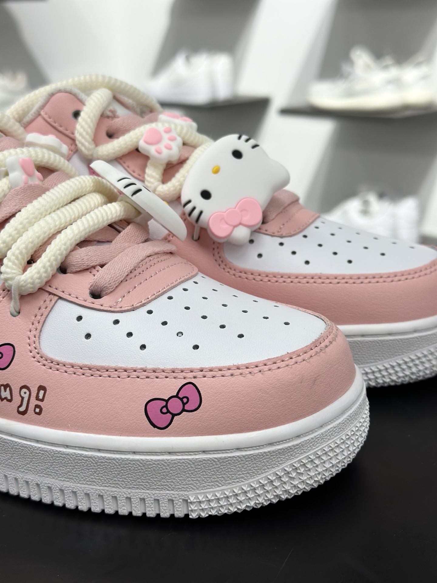 Nike Air Force 1 Low 07 粉白凯蒂猫 YY2024-762