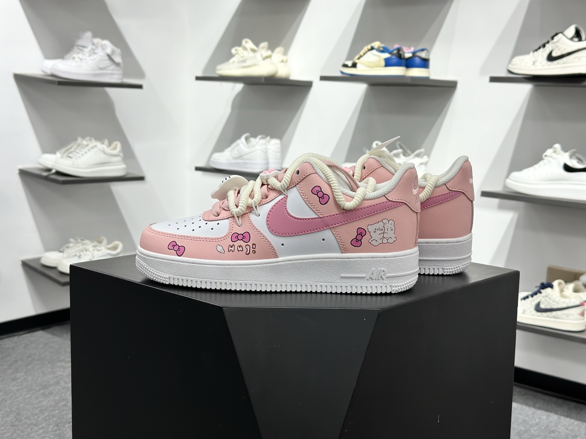 Nike Air Force 1 Low 07 粉白凯蒂猫 YY2024-762