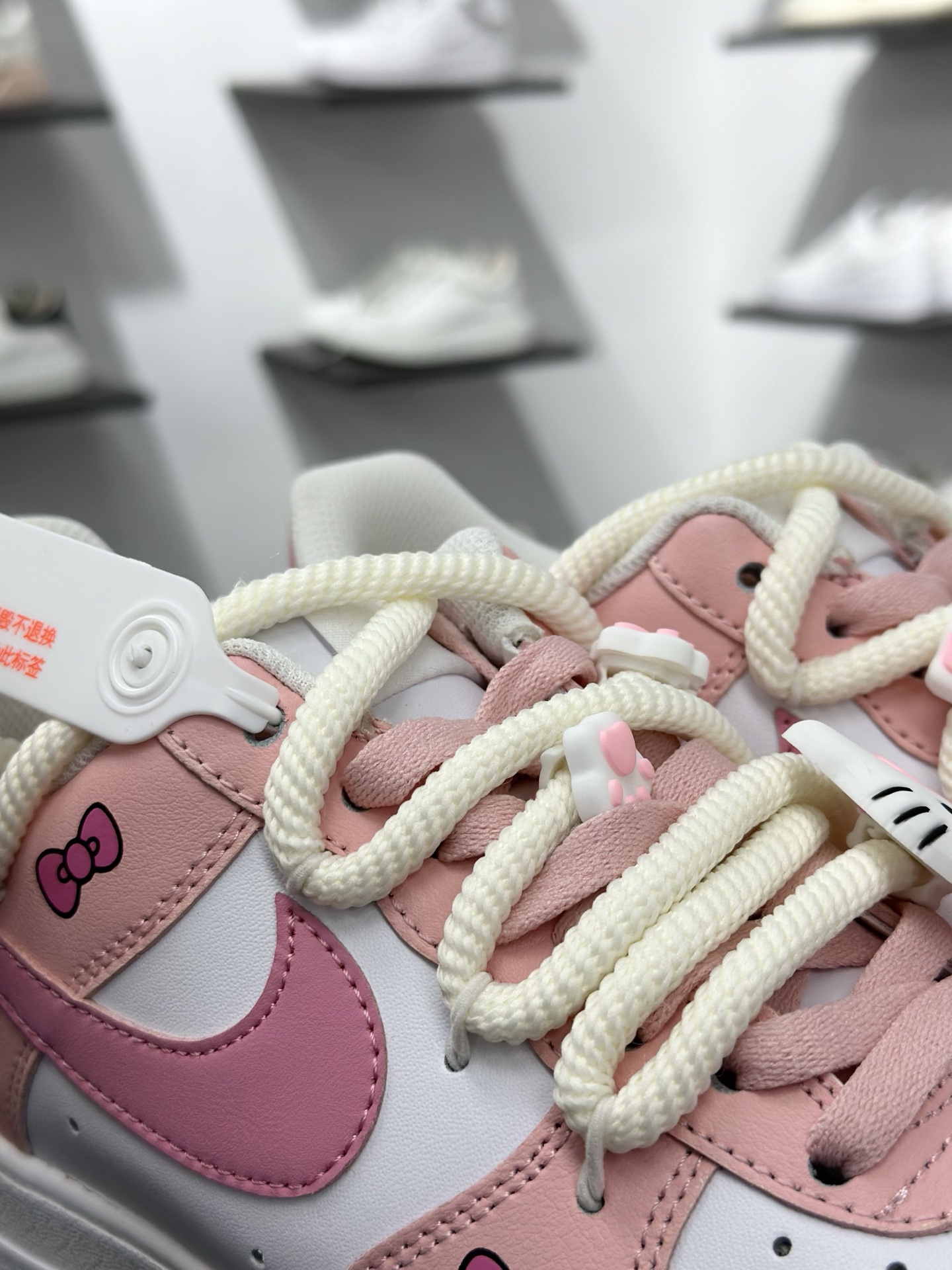 Nike Air Force 1 Low 07 粉白凯蒂猫 YY2024-762