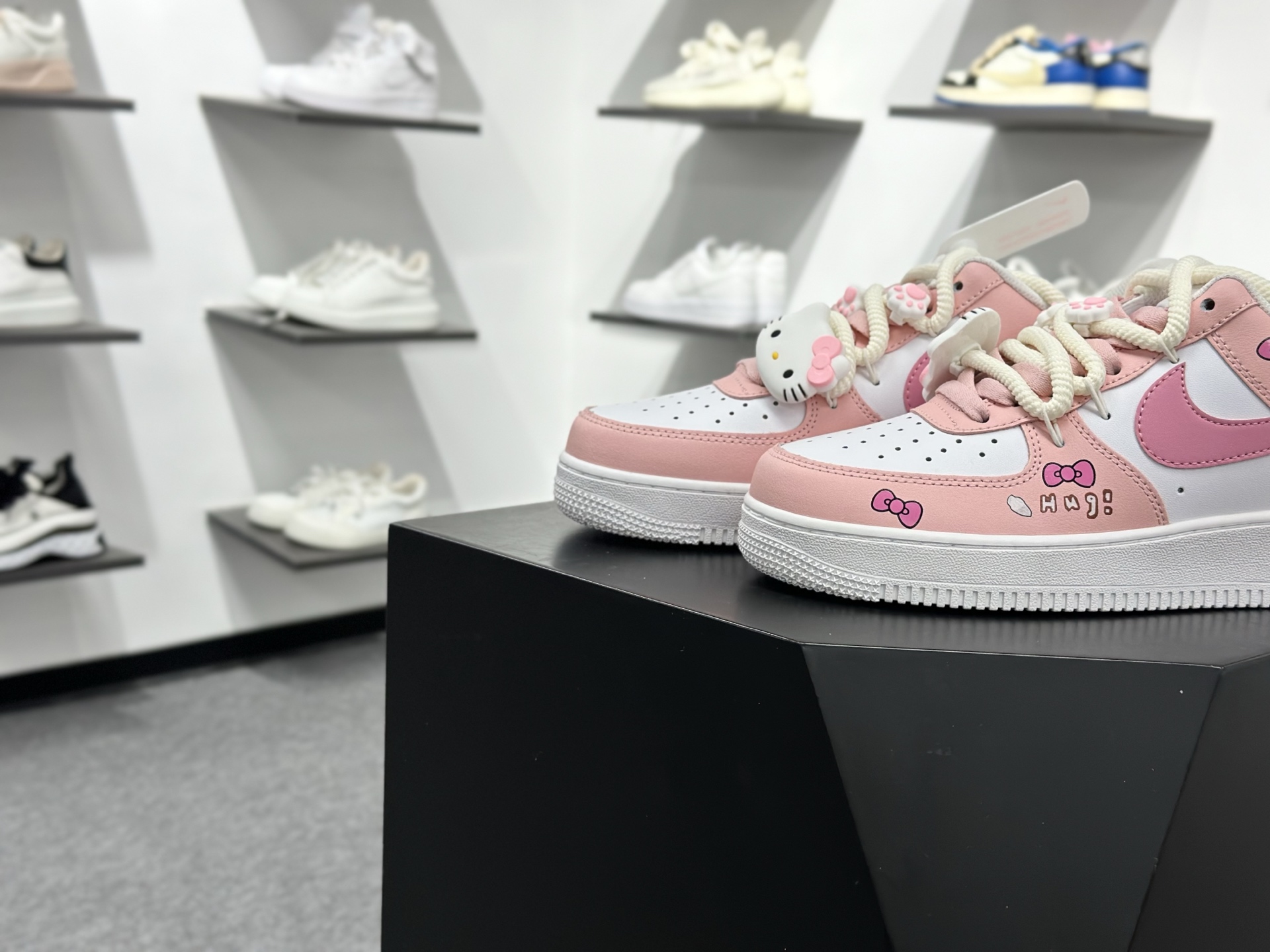 Nike Air Force 1 Low 07 粉白凯蒂猫 YY2024-762