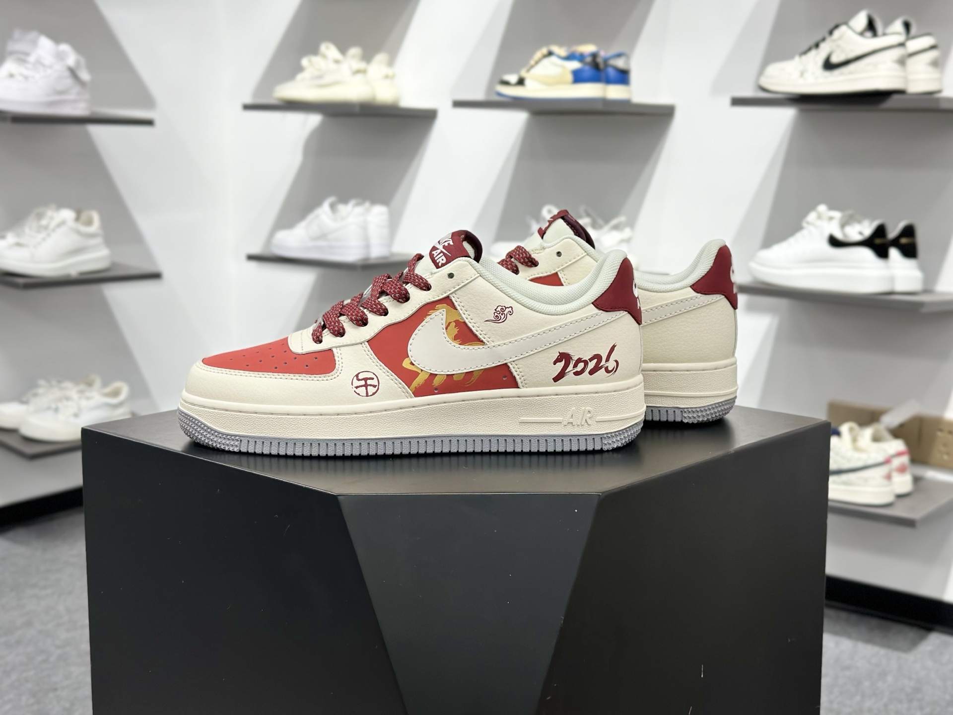 260 Nike Air Force1 07 low 马年限定 JP2026-151-Chinese UA Cheap High Quatity Brand Clothes Bags handbags Sneakers wholesale wholesaler seller from China Factory suppliers Fashion Clothing Shoes best Quality Beautiful Price 260 Nike Air Force1 07 low 马年限定 JP2026-151