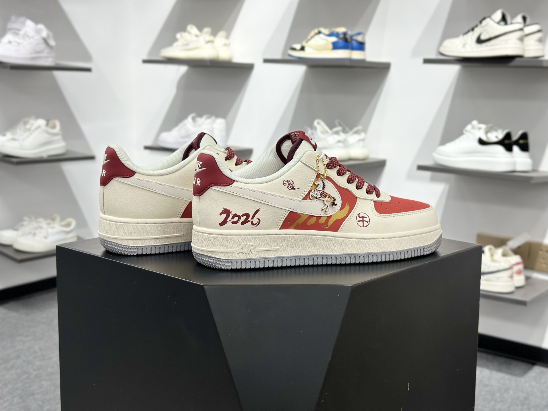 260 Nike Air Force1 07 low 马年限定 JP2026-151-Chinese UA Cheap High Quatity Brand Clothes Bags handbags Sneakers wholesale wholesaler seller from China Factory suppliers Fashion Clothing Shoes best Quality Beautiful Price 260 Nike Air Force1 07 low 马年限定 JP2026-151