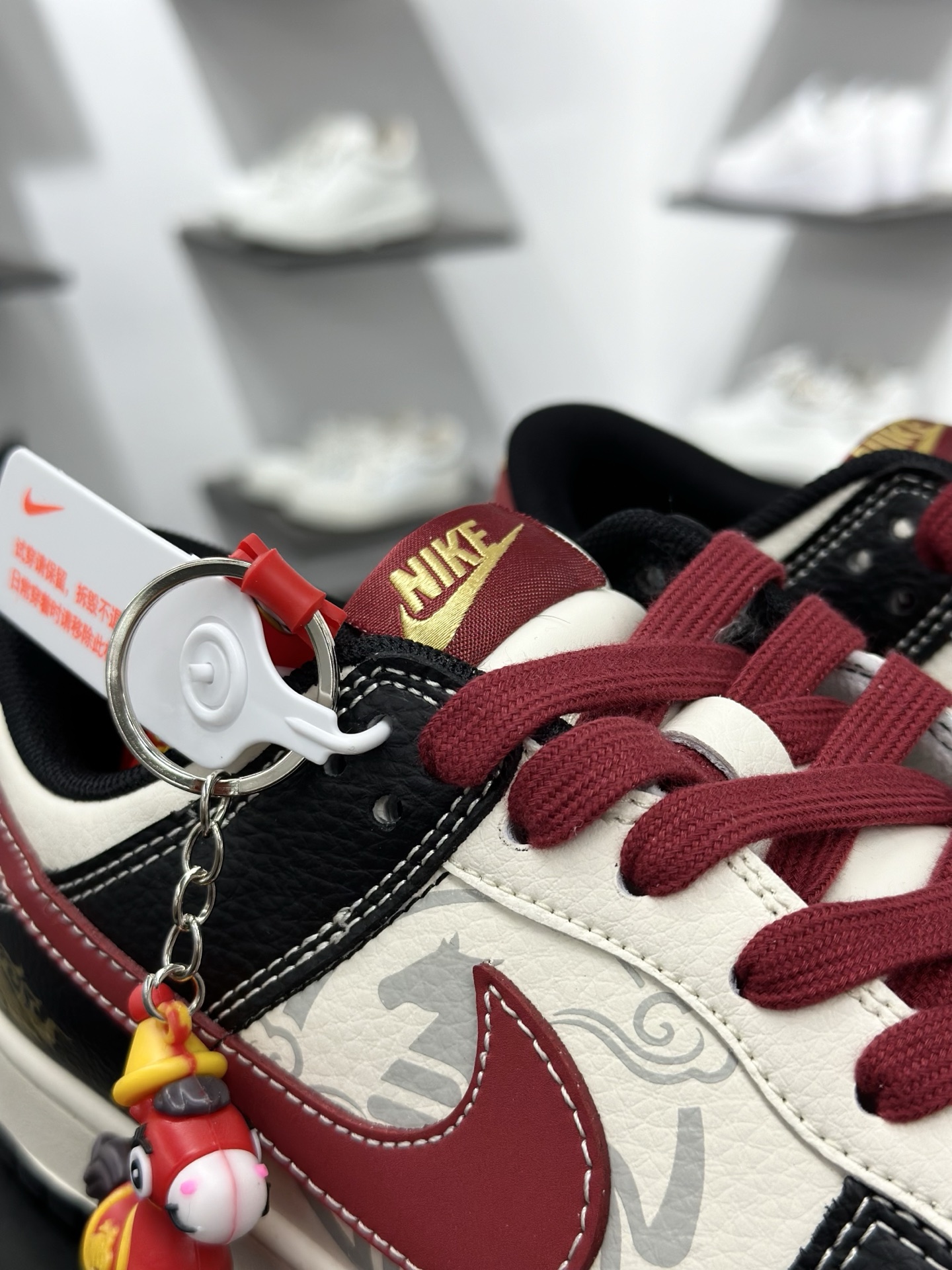 NK Dunk Low Retro ”DIY高端定制” Sup马年米棕红黑 低帮休闲运动板鞋 HG0026-006