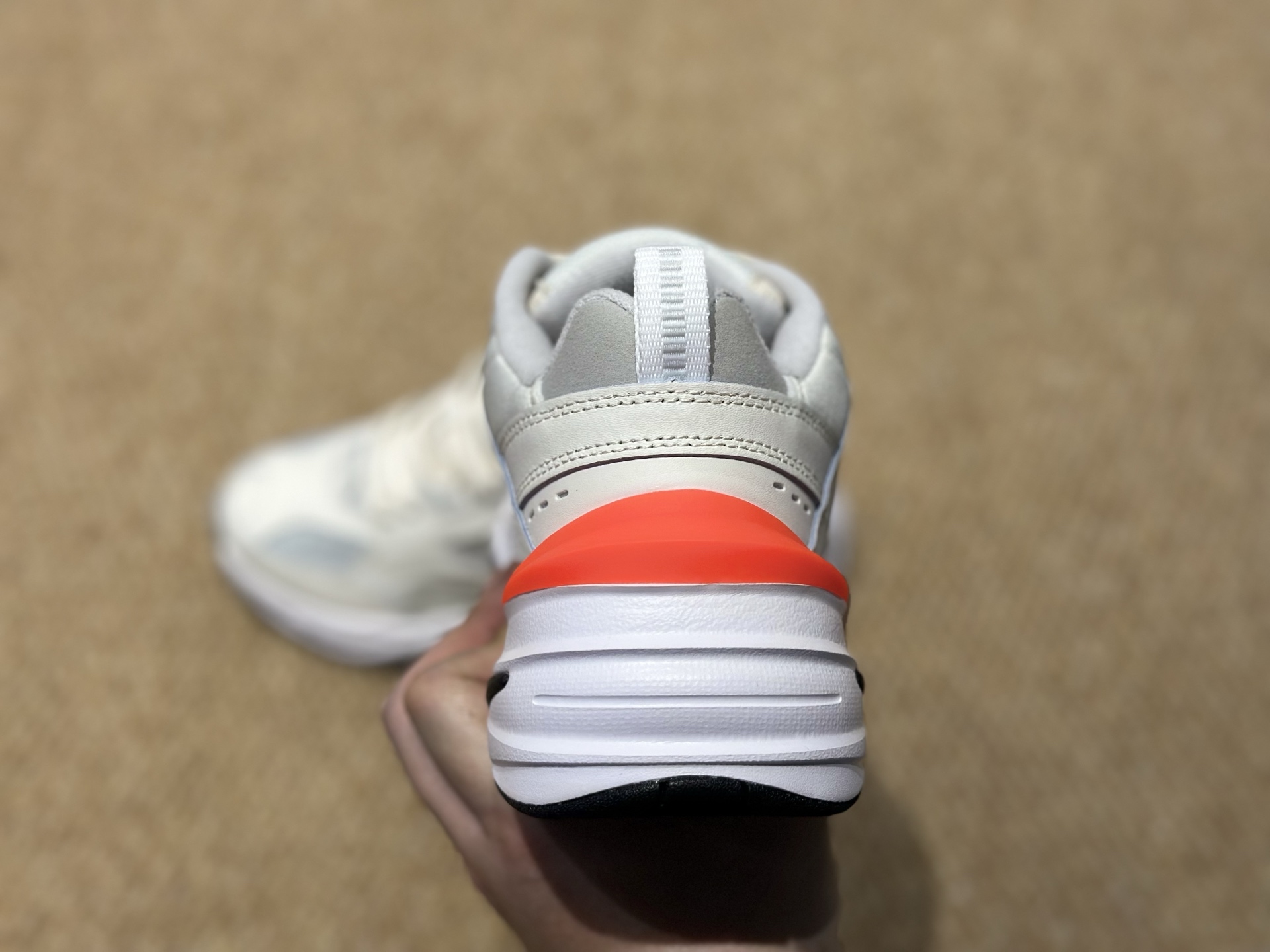 200 耐克 Nike M2K Tekno 系列低帮复古潮流百搭旅游老爹休闲运动鞋 “米白橙” AO3108-101