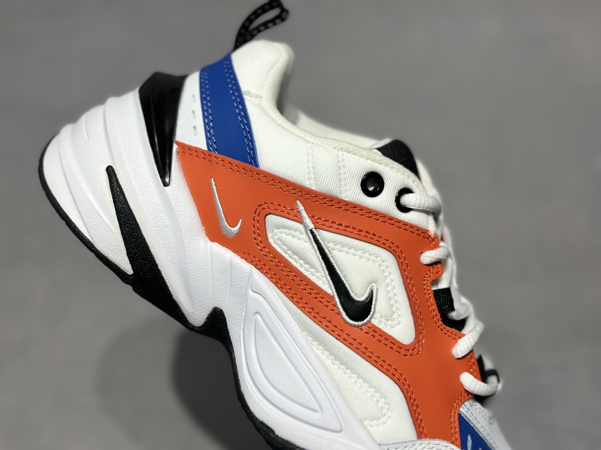 Nike M2K Tekno 白橙蓝黑撞色-Top High Quatity Cheap Sneakers Fashion Clothing Clothes Bags handbags Shoes of all Brand wholesale With The best Quality And Beautiful Price from China Factory Chinese suppliers wholesaler seller Nike M2K Tekno 白橙蓝黑撞色