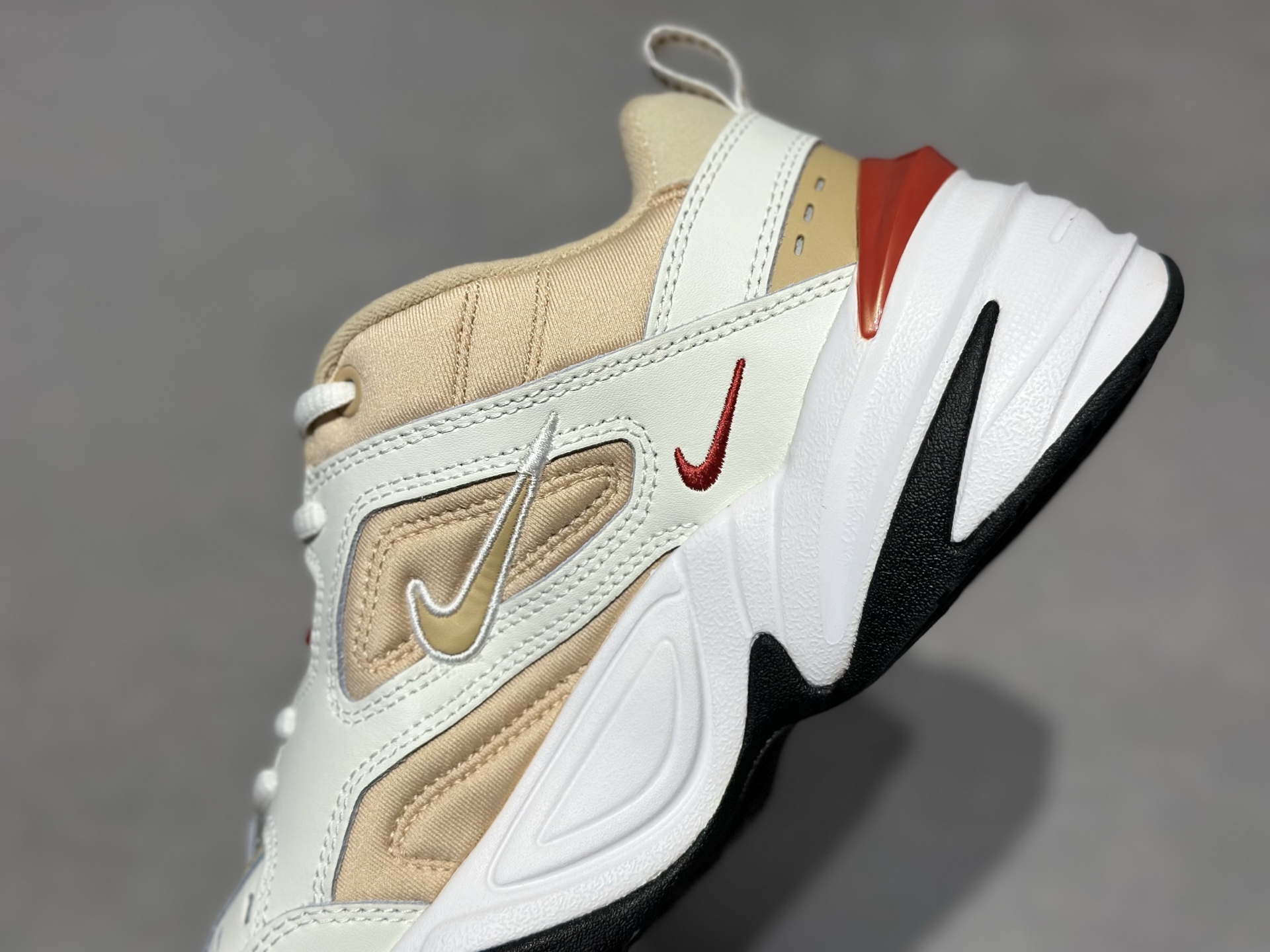 Nike M2K Tekno 米白浅棕红撞色-Top High Quatity Cheap Sneakers Fashion Clothing Clothes Bags handbags Shoes of all Brand wholesale With The best Quality And Beautiful Price from China Factory Chinese suppliers wholesaler seller Nike M2K Tekno 米白浅棕红撞色