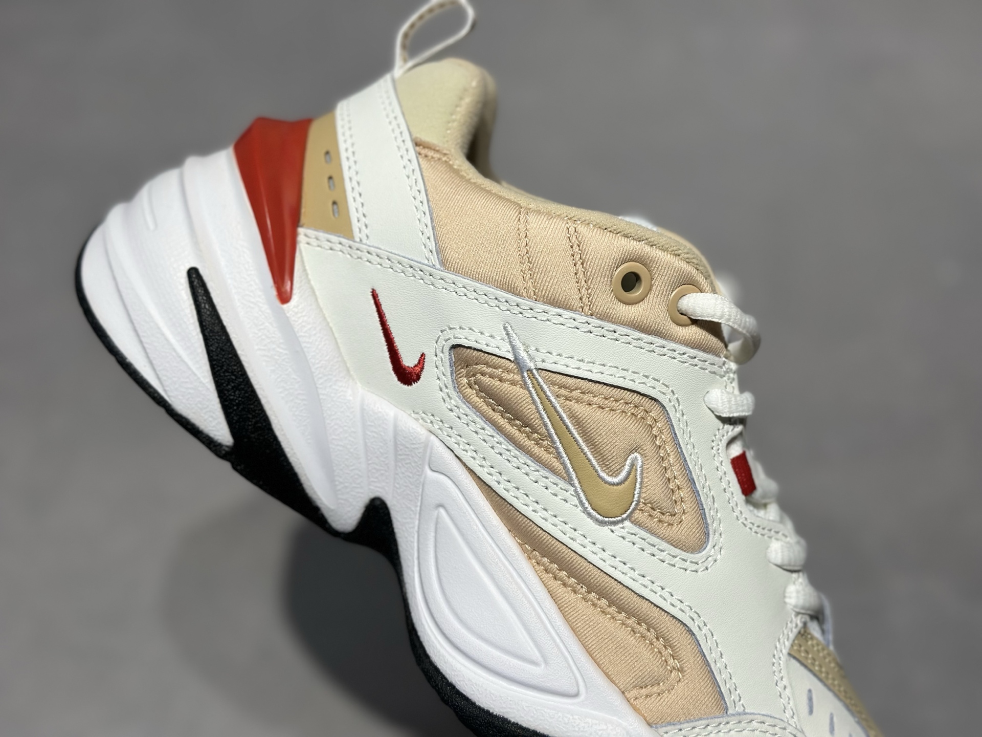 Nike M2K Tekno 米白浅棕红撞色-Top High Quatity Cheap Sneakers Fashion Clothing Clothes Bags handbags Shoes of all Brand wholesale With The best Quality And Beautiful Price from China Factory Chinese suppliers wholesaler seller Nike M2K Tekno 米白浅棕红撞色