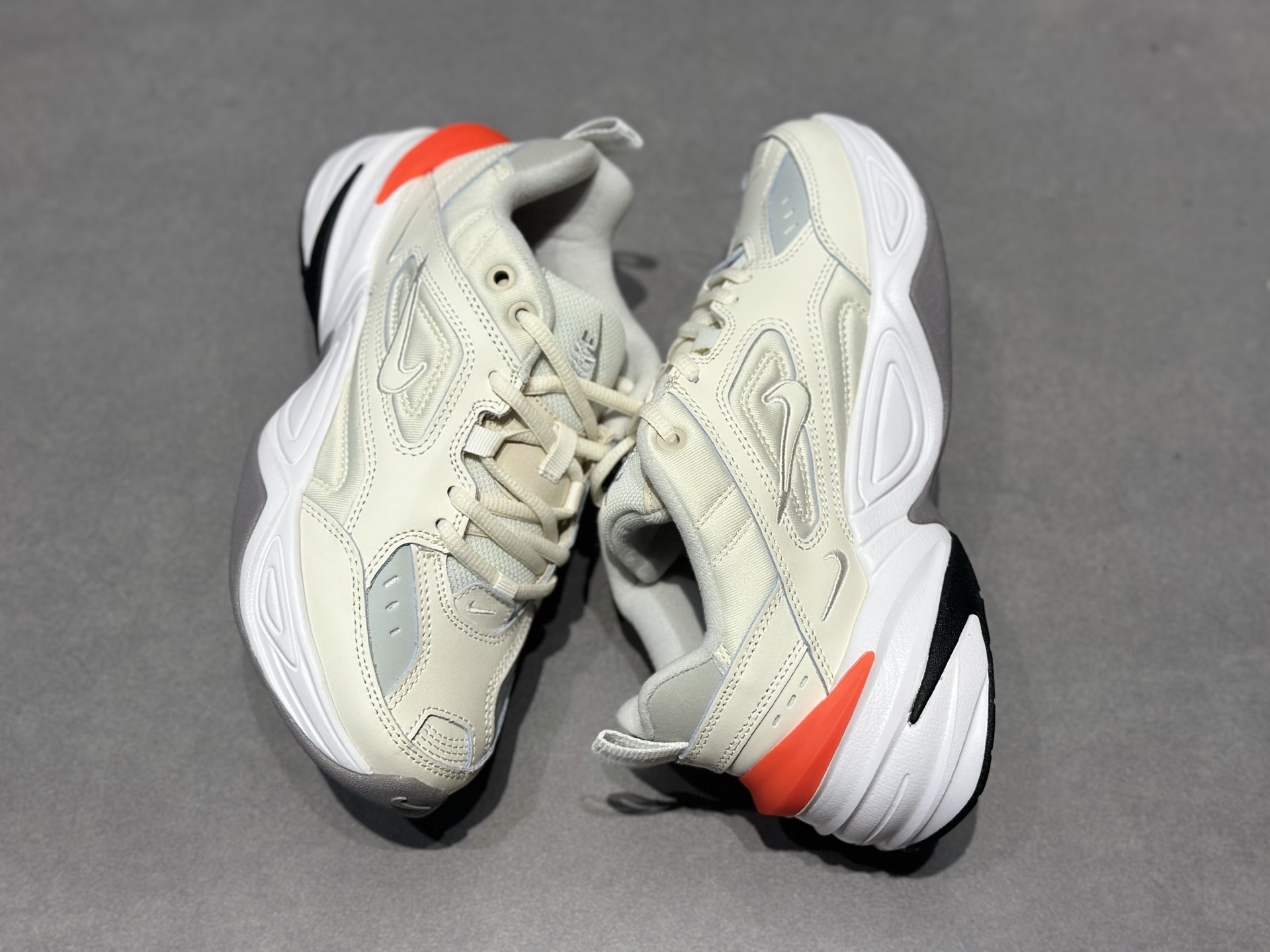 Nike M2K Tekno 米白浅灰橙黑撞色-Top High Quatity Cheap Sneakers Fashion Clothing Clothes Bags handbags Shoes of all Brand wholesale With The best Quality And Beautiful Price from China Factory Chinese suppliers wholesaler seller Nike M2K Tekno 米白浅灰橙黑撞色