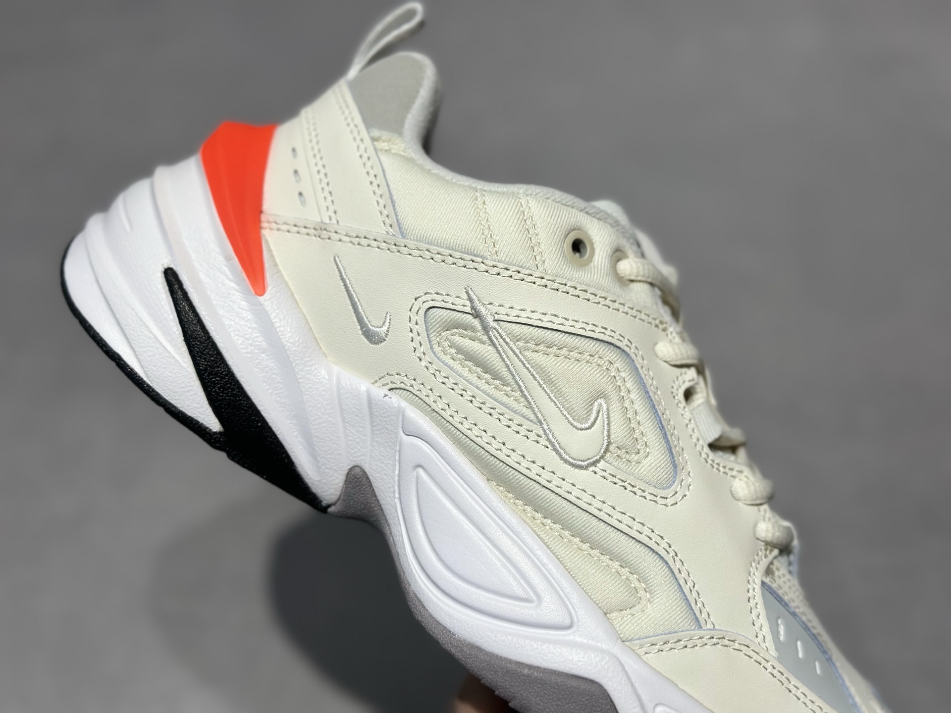 Nike M2K Tekno 米白浅灰橙黑撞色-Top High Quatity Cheap Sneakers Fashion Clothing Clothes Bags handbags Shoes of all Brand wholesale With The best Quality And Beautiful Price from China Factory Chinese suppliers wholesaler seller Nike M2K Tekno 米白浅灰橙黑撞色