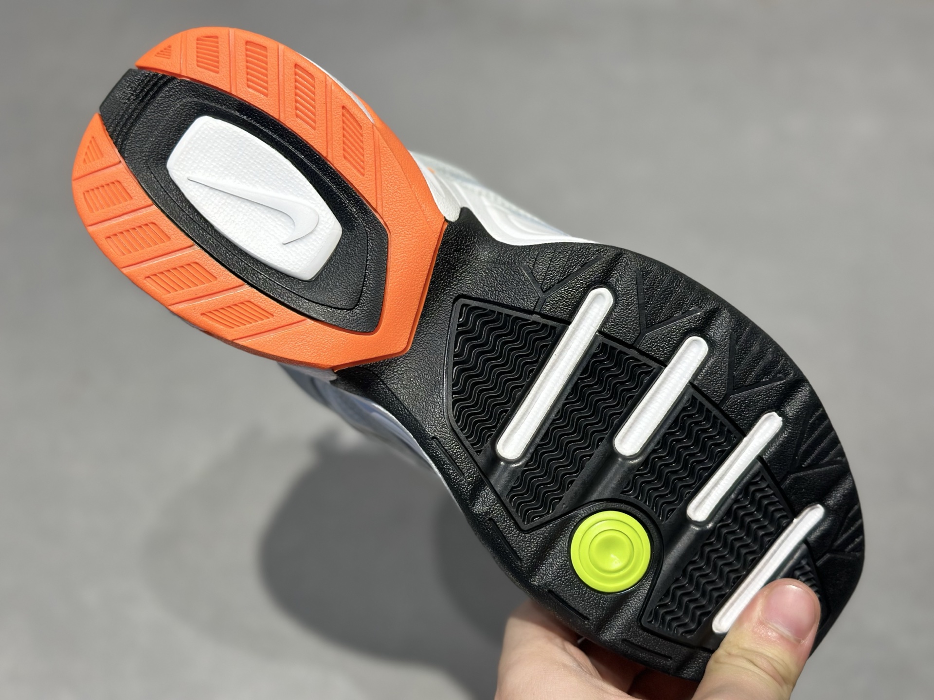 Nike M2K Tekno 白浅灰荧光黄橙黑撞色-Top High Quatity Cheap Sneakers Fashion Clothing Clothes Bags handbags Shoes of all Brand wholesale With The best Quality And Beautiful Price from China Factory Chinese suppliers wholesaler seller Nike M2K Tekno 白浅灰荧光黄橙黑撞色