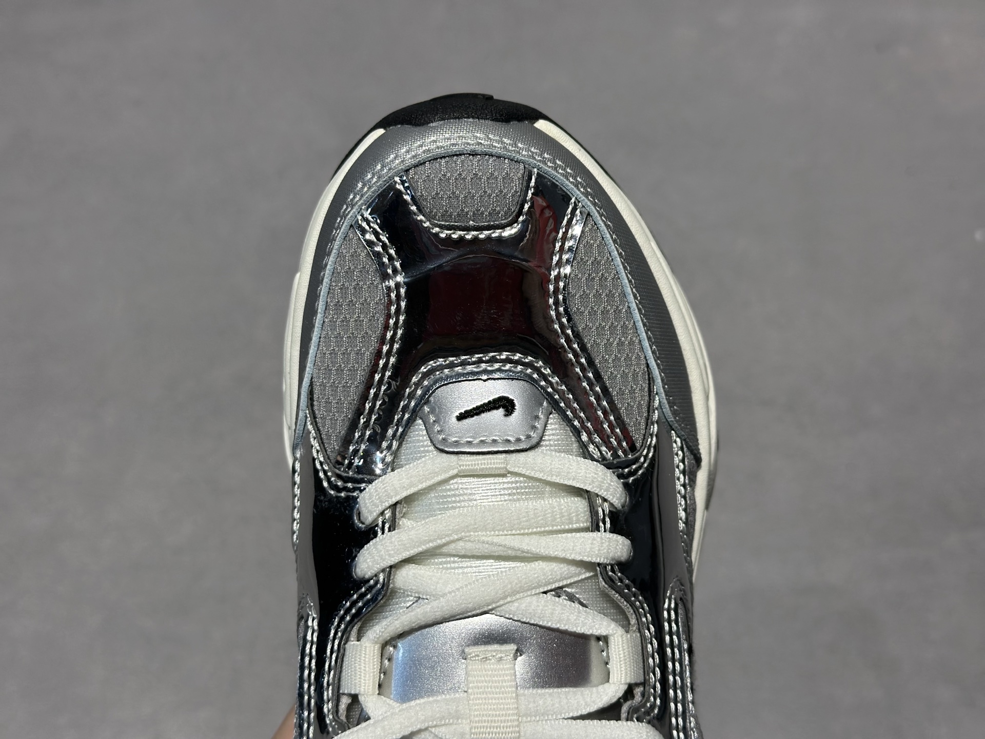 200 Nike M2K Tekno 银灰亮面 品质细节拉满