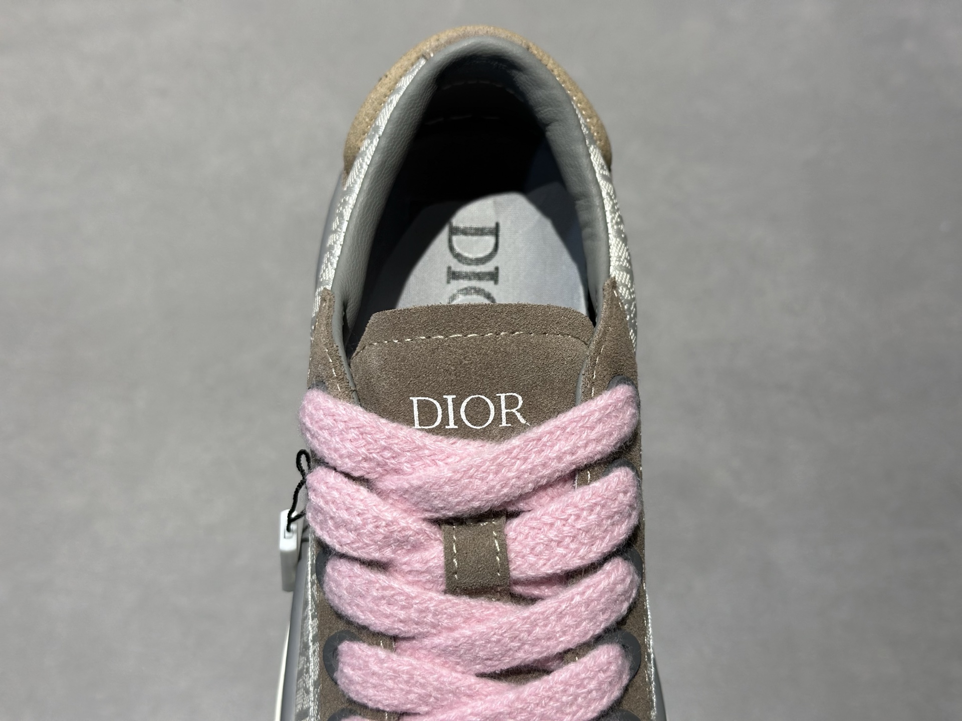 Dior B33 灰粉老花厚底鞋上新 翻毛皮 Oblique 提花 甜酷撞色超吸睛 3DE301ZRW_H860