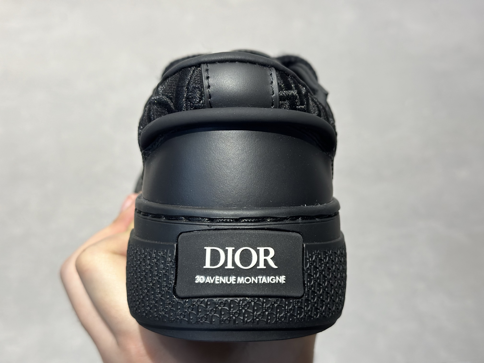Dior B33 全黑老花厚底鞋上新 皮革 Oblique 刺绣 酷飒又高级 3DE301ZRW_H860-Top High Quatity Cheap Sneakers Fashion Clothing Clothes Bags handbags Shoes of all Brand wholesale With The best Quality And Beautiful Price from China Factory Chinese suppliers wholesaler seller Dior B33 全黑老花厚底鞋上新 皮革 Oblique 刺绣 酷飒又高级 3DE301ZRW_H860