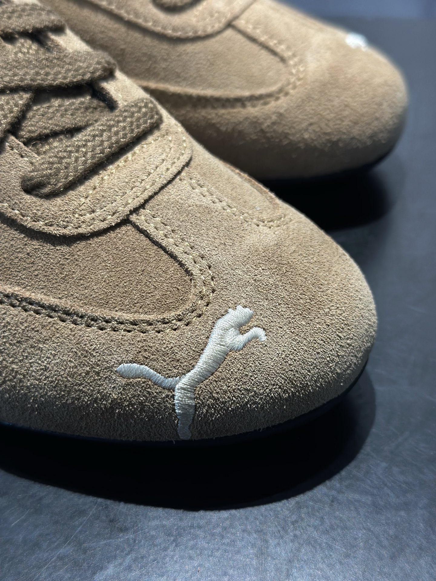 200 PUMA Speedcat 小麦色 秋冬复古百搭神鞋 卡其麂皮 米白拼条 生胶防滑底