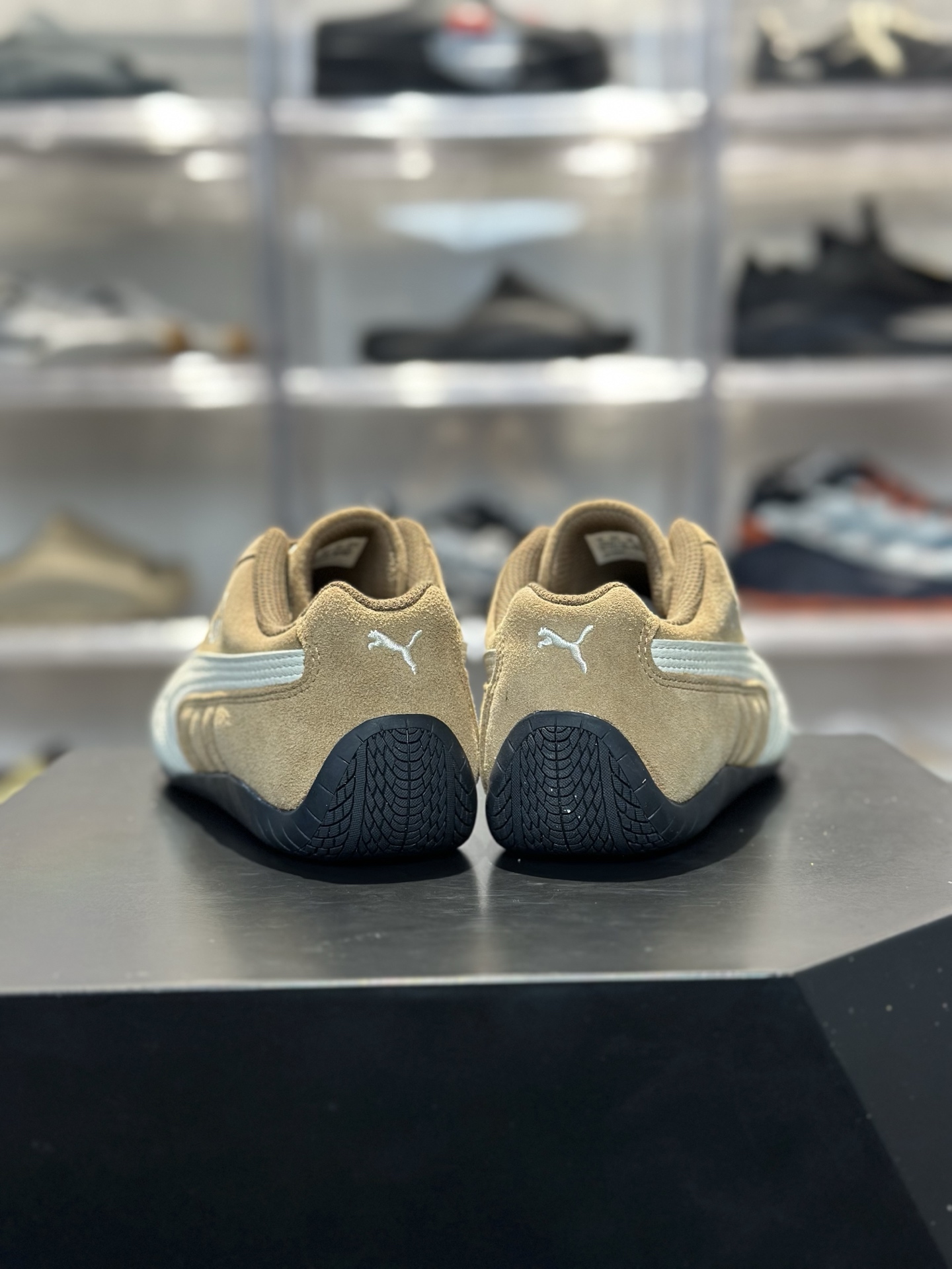 200 PUMA Speedcat 小麦色 秋冬复古百搭神鞋 卡其麂皮 米白拼条 生胶防滑底