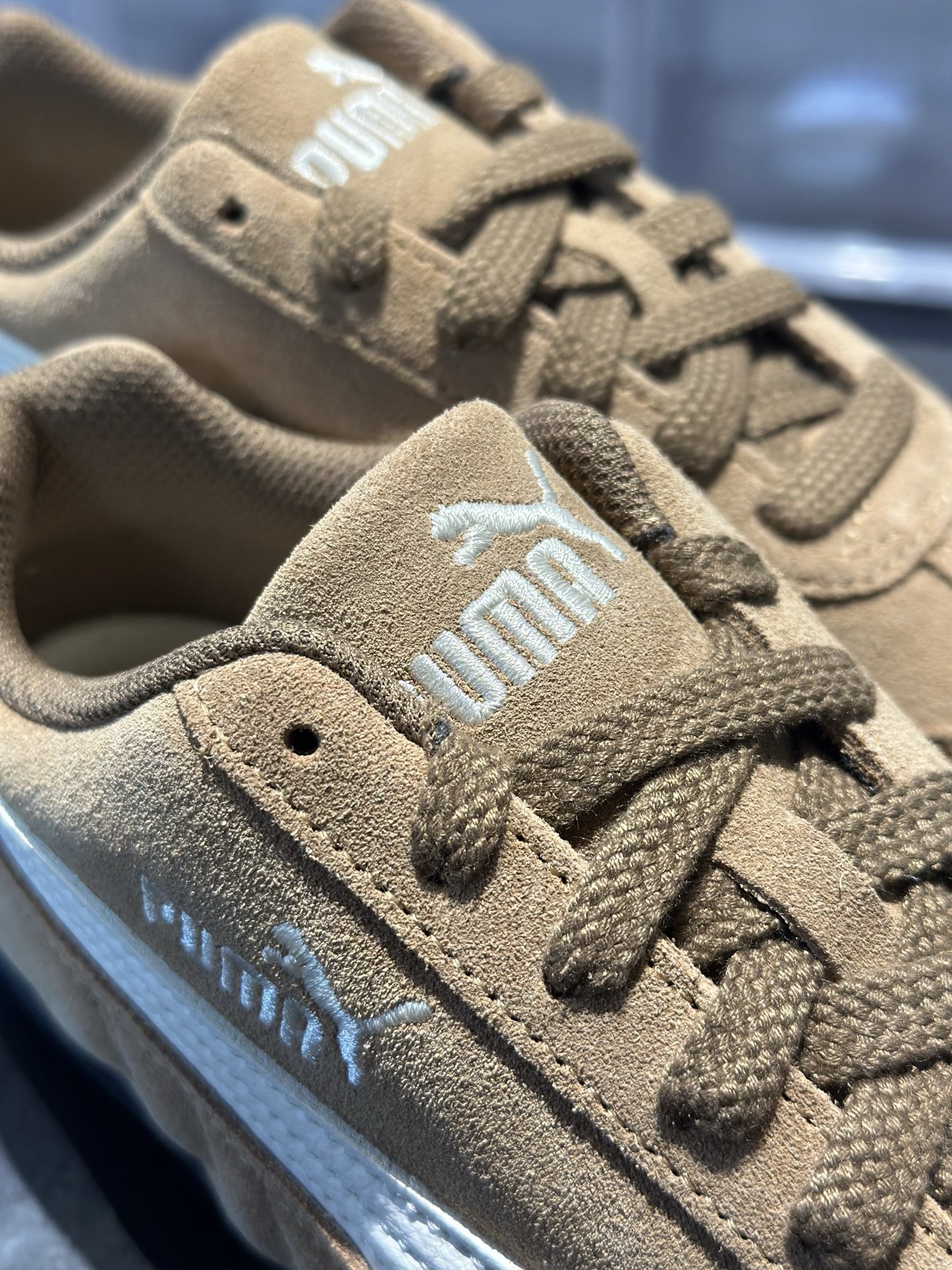 200 PUMA Speedcat 小麦色 秋冬复古百搭神鞋 卡其麂皮 米白拼条 生胶防滑底