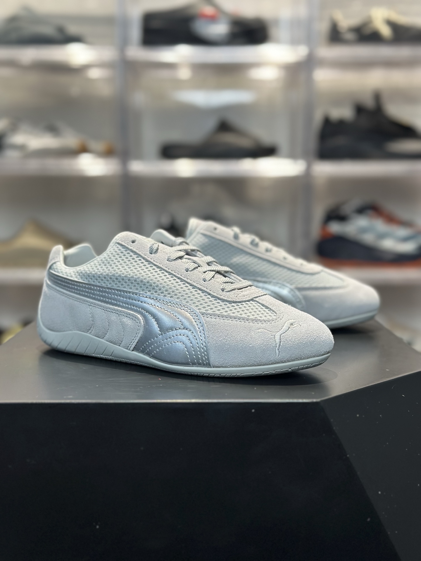 PUMA Speedcat 浅灰网面春夏透气复古鞋 网眼布 麂皮拼接 生胶防滑底 显脚瘦鞋型 全码现货 男女同款 / 透气清爽 / 四季可穿 闭眼入不踩雷-Top High Quatity Cheap Sneakers Fashion Clothing Clothes Bags handbags Shoes of all Brand wholesale With The best Quality And Beautiful Price from China Factory Chinese suppliers wholesaler seller PUMA Speedcat 浅灰网面春夏透气复古鞋 网眼布 麂皮拼接 生胶防滑底 显脚瘦鞋型 全码现货 男女同款 / 透气清爽 / 四季可穿 闭眼入不踩雷