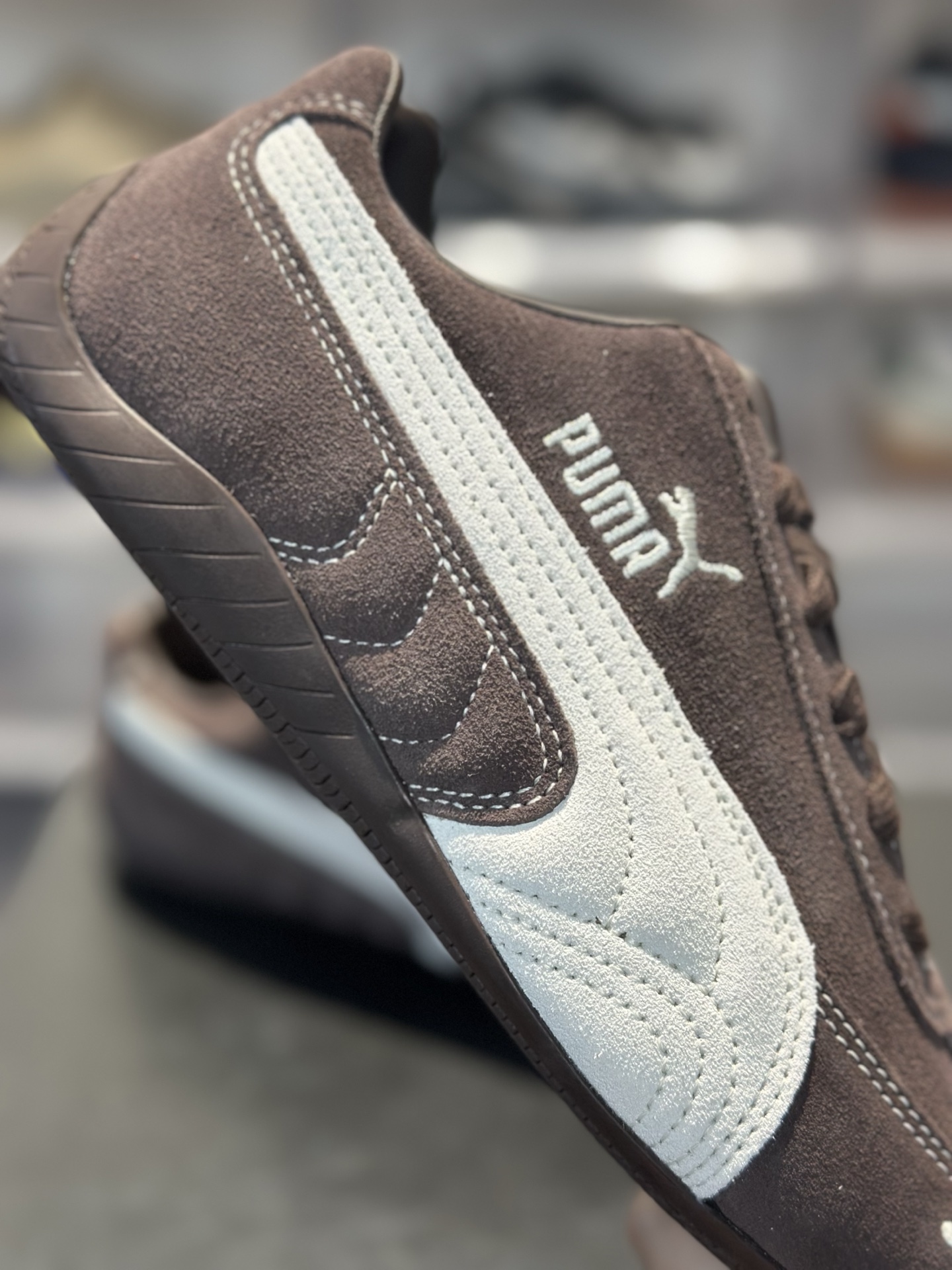 PUMA Speedcat 深棕麂皮 秋冬复古神鞋 深棕麂皮 米白拼条-Top High Quatity Cheap Sneakers Fashion Clothing Clothes Bags handbags Shoes of all Brand wholesale With The best Quality And Beautiful Price from China Factory Chinese suppliers wholesaler seller PUMA Speedcat 深棕麂皮 秋冬复古神鞋 深棕麂皮 米白拼条