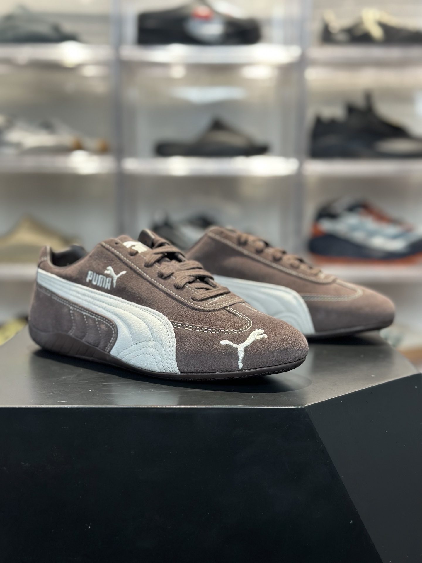 PUMA Speedcat 深棕麂皮 秋冬复古神鞋 深棕麂皮 米白拼条-Top High Quatity Cheap Sneakers Fashion Clothing Clothes Bags handbags Shoes of all Brand wholesale With The best Quality And Beautiful Price from China Factory Chinese suppliers wholesaler seller PUMA Speedcat 深棕麂皮 秋冬复古神鞋 深棕麂皮 米白拼条