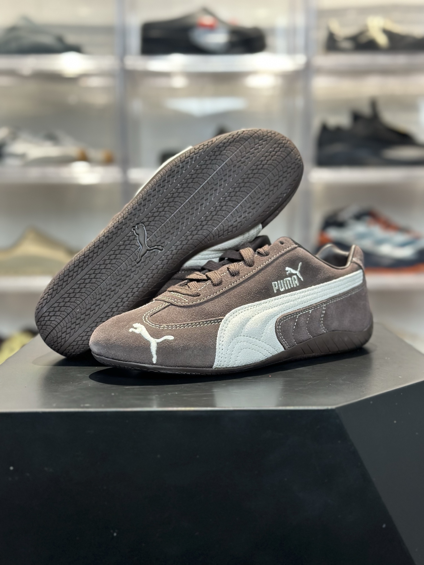 PUMA Speedcat 深棕麂皮 秋冬复古神鞋 深棕麂皮 米白拼条-Top High Quatity Cheap Sneakers Fashion Clothing Clothes Bags handbags Shoes of all Brand wholesale With The best Quality And Beautiful Price from China Factory Chinese suppliers wholesaler seller PUMA Speedcat 深棕麂皮 秋冬复古神鞋 深棕麂皮 米白拼条
