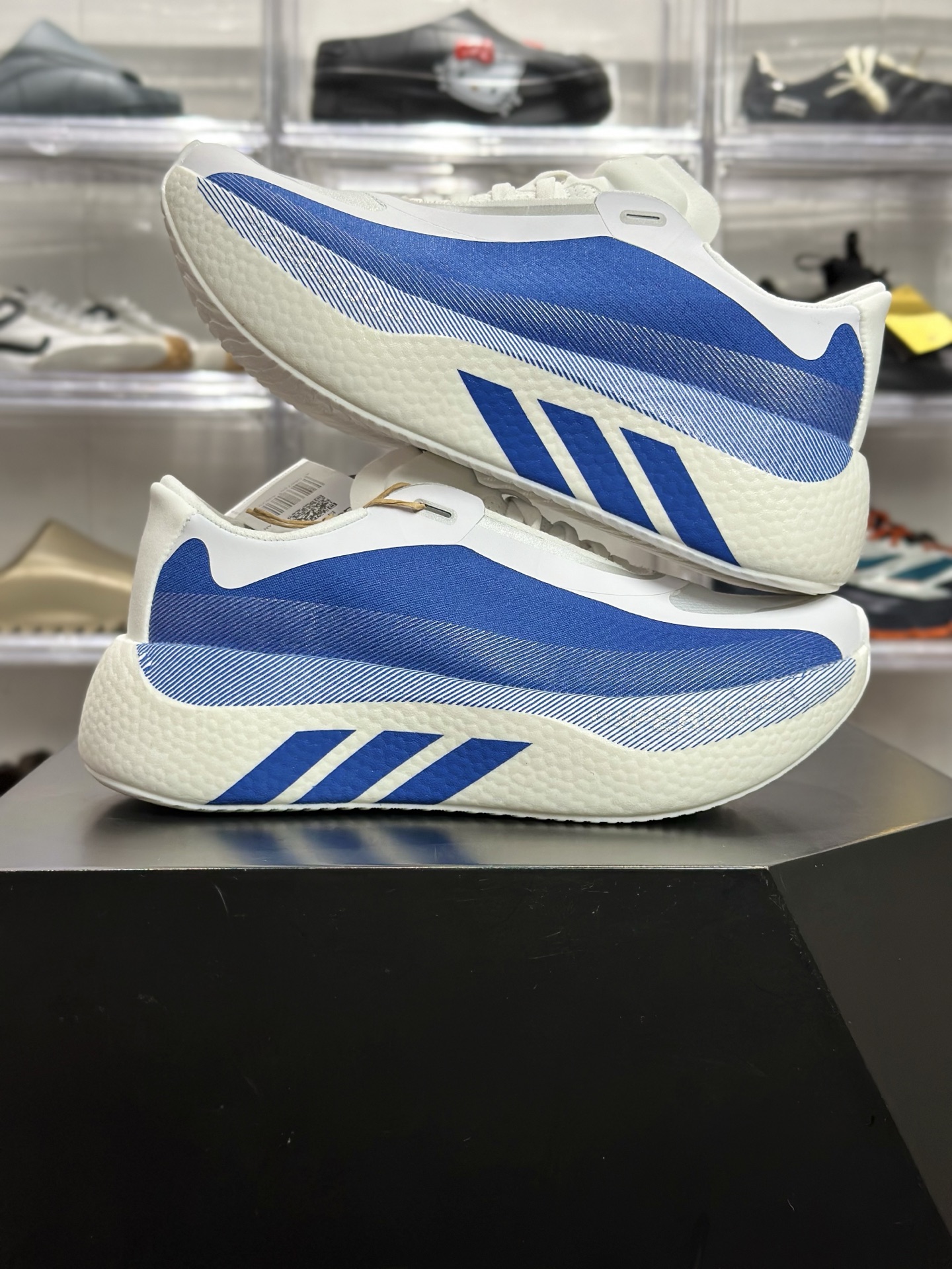 220 adidas Hyperboost Edge M 蓝白渐变专业跑鞋 KI1911