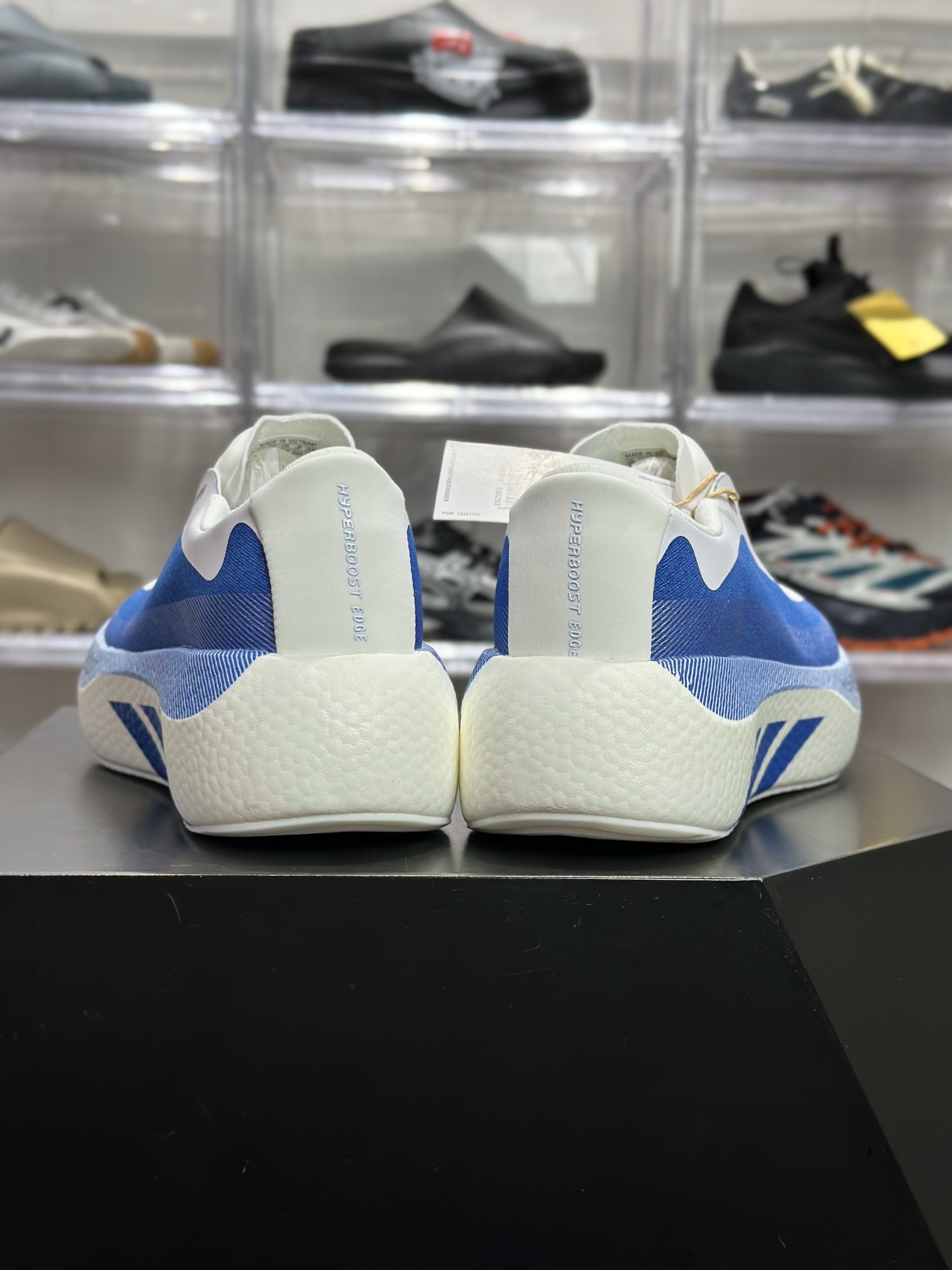 220 adidas Hyperboost Edge M 蓝白渐变专业跑鞋 KI1911