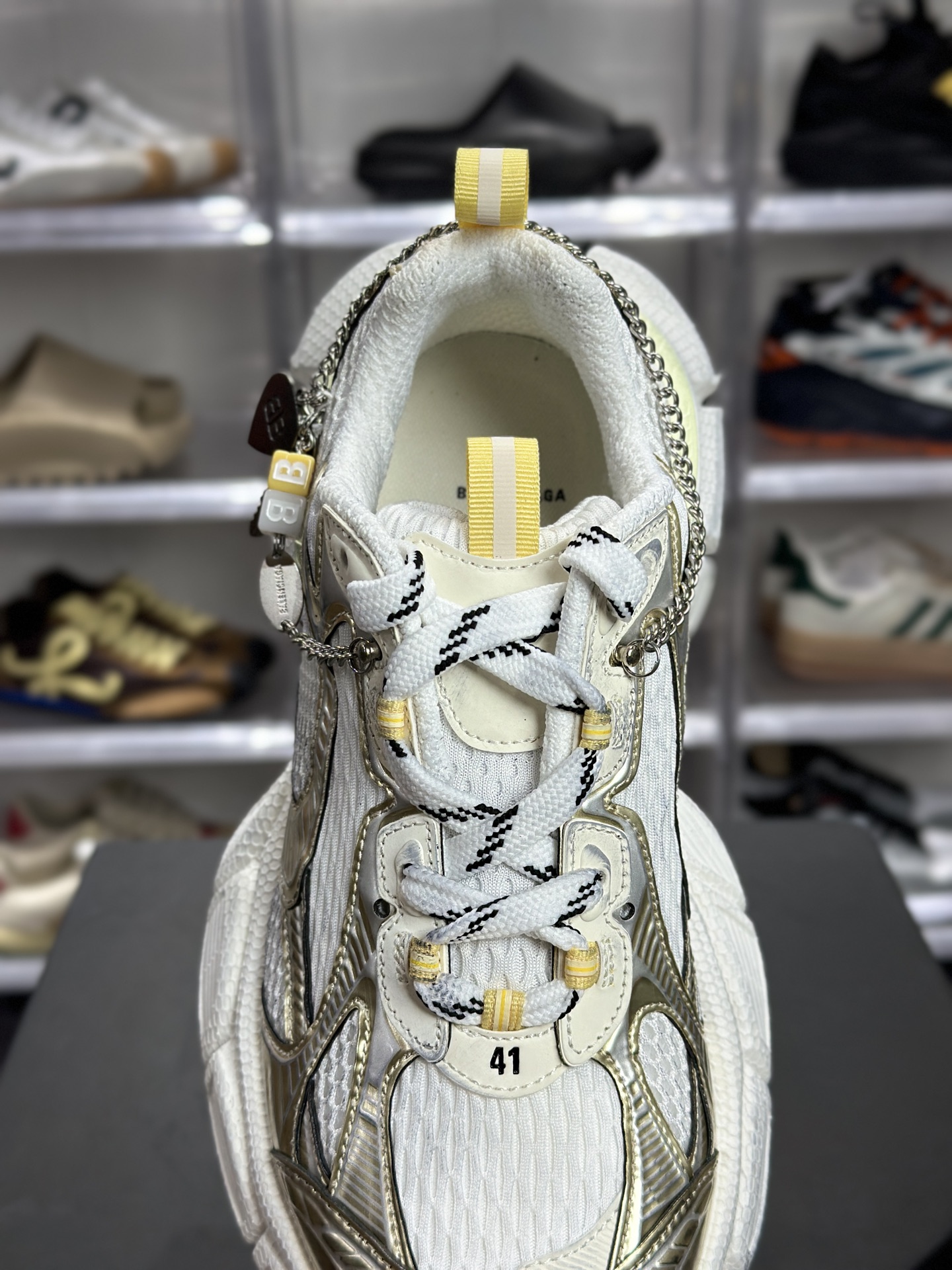 Balenciaga 3XL 白金限定款 专属装饰链版 白金 + 做旧配色-Top High Quatity Cheap Sneakers Fashion Clothing Clothes Bags handbags Shoes of all Brand wholesale With The best Quality And Beautiful Price from China Factory Chinese suppliers wholesaler seller Balenciaga 3XL 白金限定款 专属装饰链版 白金 + 做旧配色